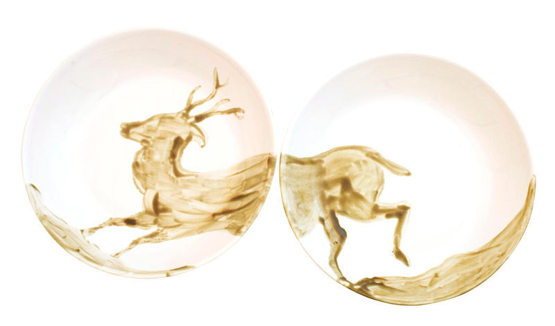 Porcelain bowl set "Deer"