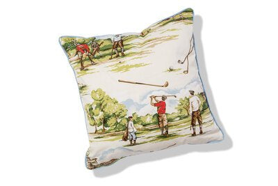 Cushion Set "Golf Scenes"