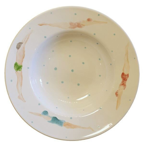 Porcelain bowl "swimmer"