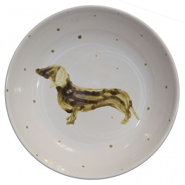 Porcelain bowl "Dachshund"