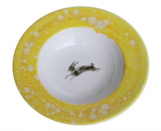 Porcelain bowl "Rabbit Yellow"