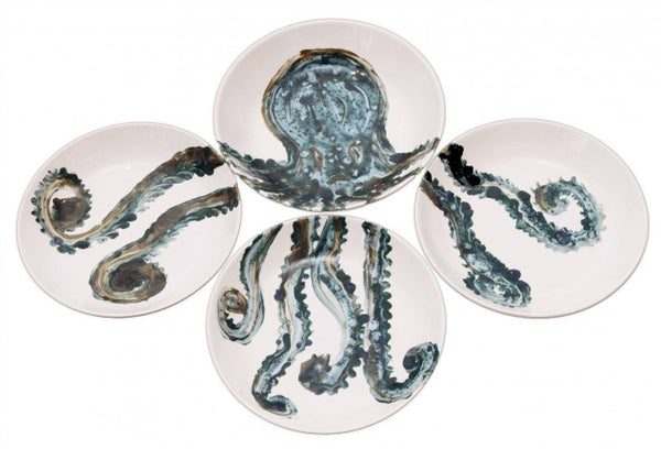 Porcelain bowl set "Octopus"