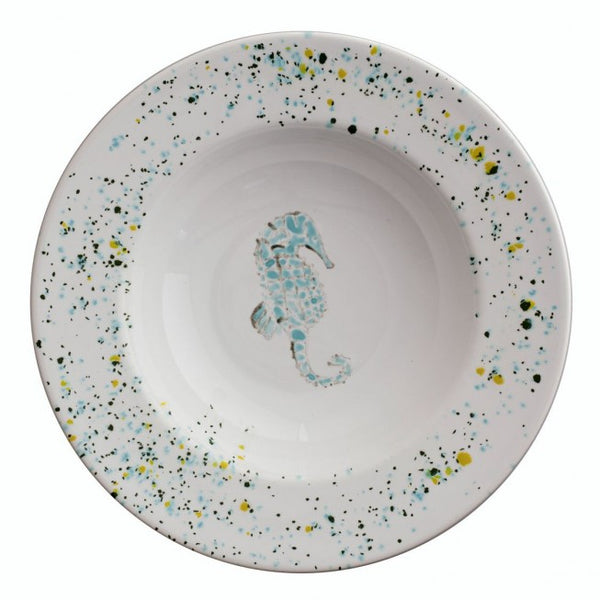 Porcelain bowl "Seahorse speckled"